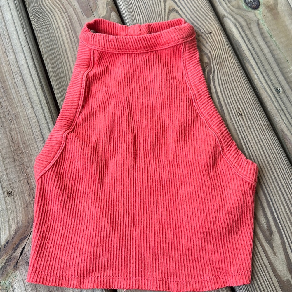 URBAN OUTFITTERS RED/ORANGE TANK TOP SIZE XL